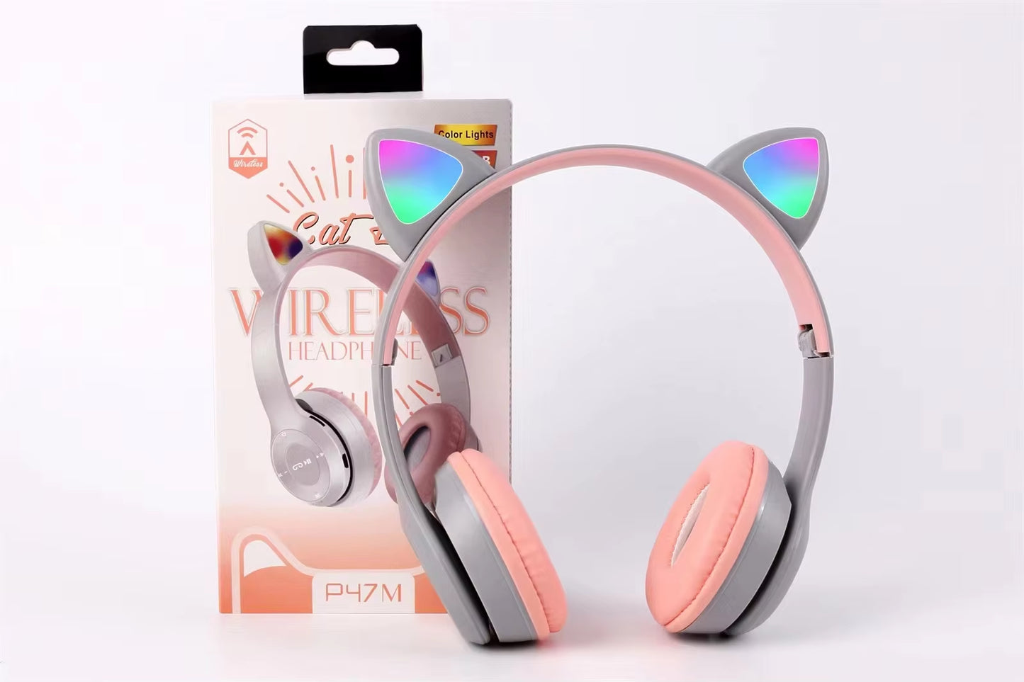 Wireless Headphones Cat Ear Bluetooth