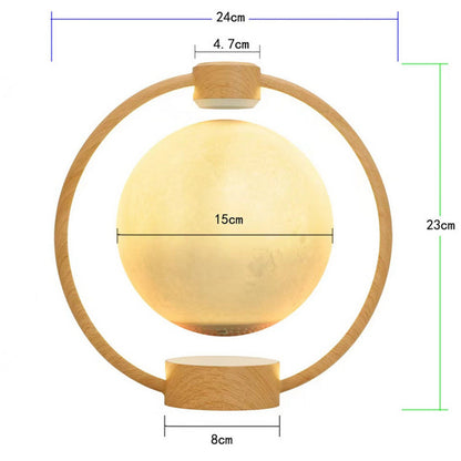 Maglev Moon Light Bluetooth 3D Estéreo Diy Resplandor Colorido