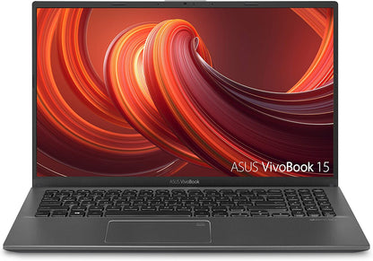 Asus Vivobook 15 F512JA-AS34 - 15.6" FHD Laptop, Intel Core i3-1005G1, 8GB RAM, 128GB SSD, Backlit Keyboard, Fingerprint Reader, Windows 10 Home in S Mode, Slate Gray