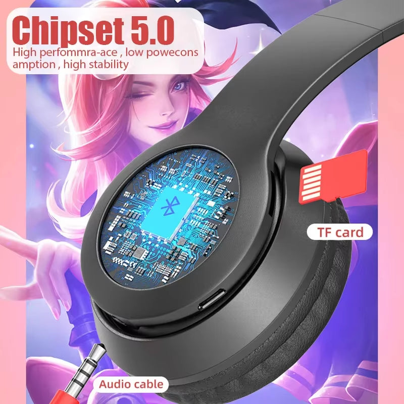 Wireless Headphones Cat Ear Bluetooth