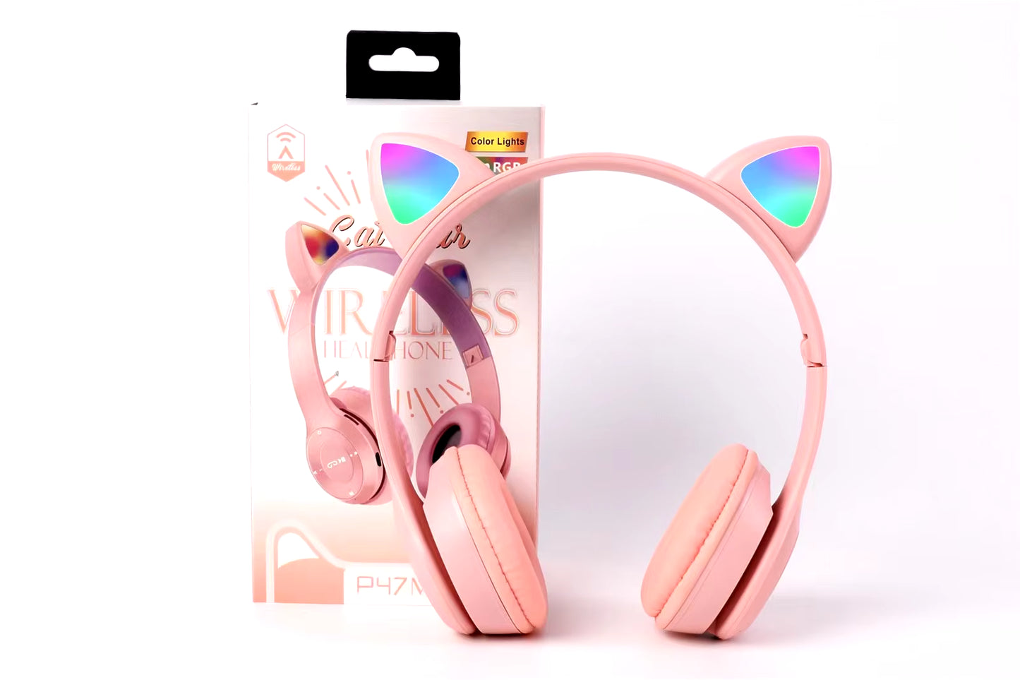 Wireless Headphones Cat Ear Bluetooth